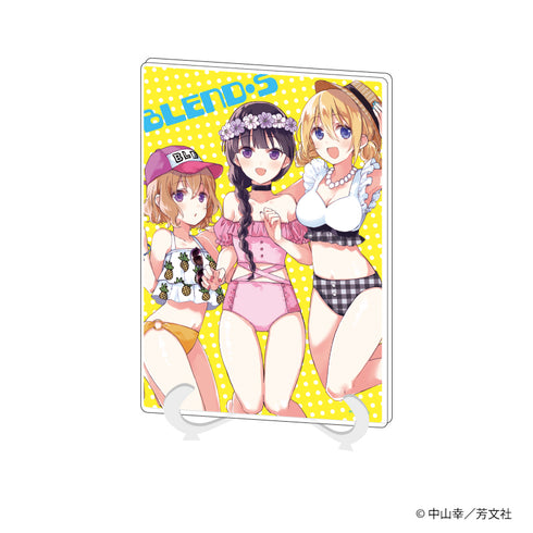 『ブレンド・S』アクリルアートボード(A5サイズ) 02/桜ノ宮苺香&日向夏帆&星川麻冬