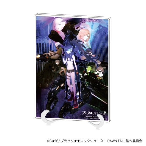 『ブラック★★ロックシューター DAWN FALL』アクリルアートボード(A5サイズ) 01/本キービジュアル