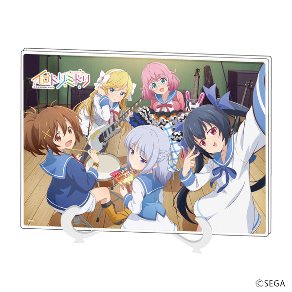 『イロドリミドリ』アクリルアートボード(A5サイズ)01/集合デザイン