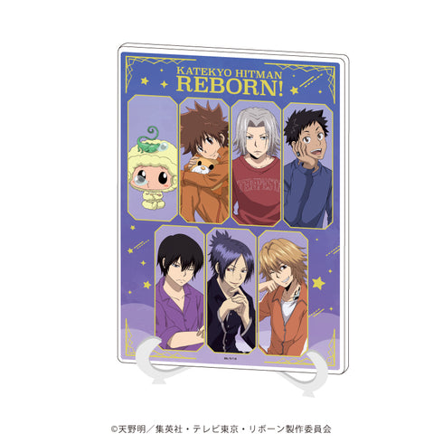 『家庭教師ヒットマンREBORN!』アクリルアートボード(A5サイズ) 21 コマ割りデザイン(描き下ろしイラスト)