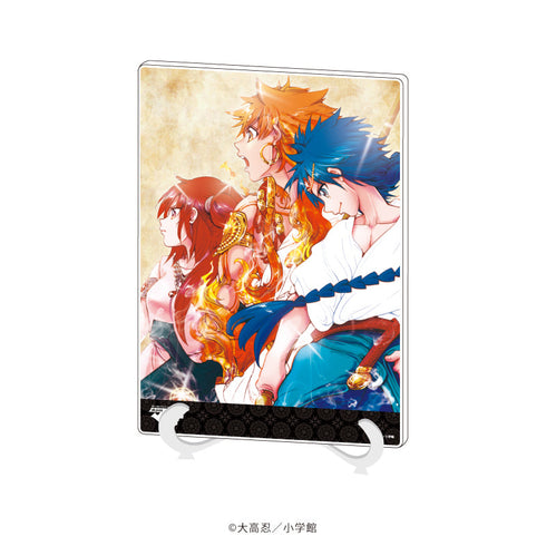 『マギ』アクリルアートボード(A5サイズ) 01/アラジン&アリババ&モルジアナ(公式イラスト)