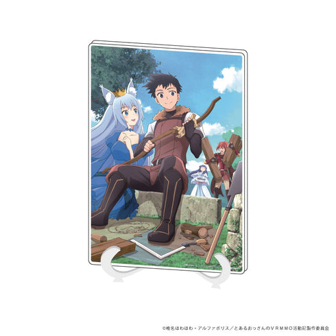 TVアニメ『とあるおっさんのVRMMO活動記』 アクリルアートボード(A5サイズ) 01/キービジュアルデザイン(公式イラスト)