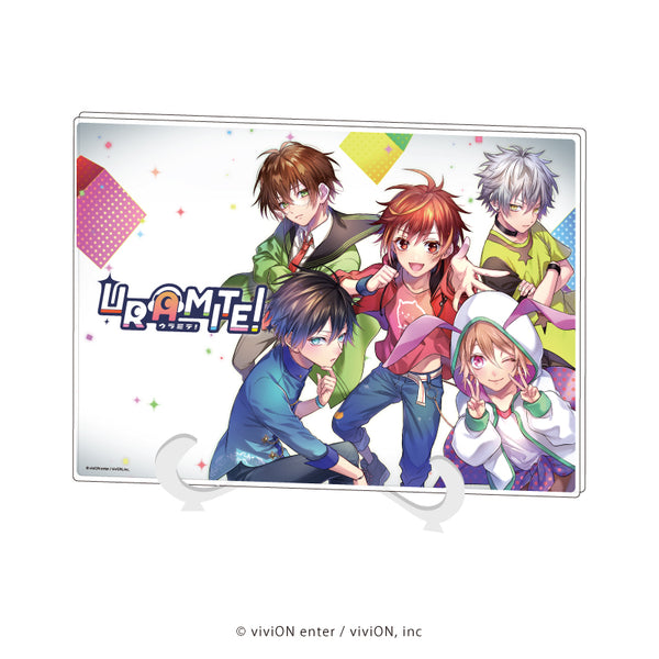 『URAMITE!』アクリルアートボード(A5サイズ) 01/キービジュアル(公式イラスト)