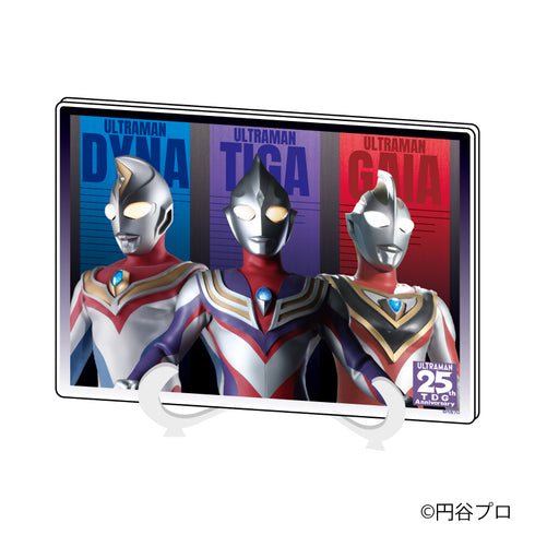 『ウルトラマンシリーズ』アクリルアートボード(A5サイズ) 01/ティガ&ダイナ&ガイア TDG25周年ver.