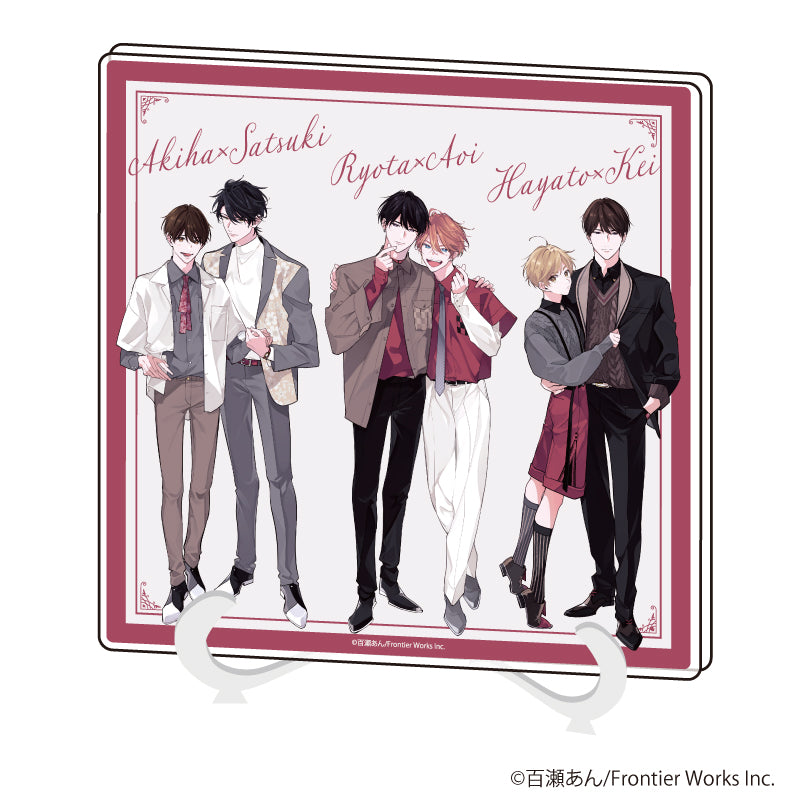 百瀬あん先生』アクリルアートボード 01/集合デザイン(描き下ろし