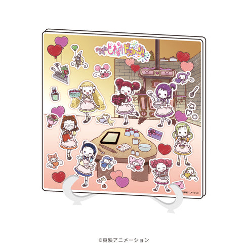 『おジャ魔女どれみドッカ~ン!』アクリルアートボード 14/散りばめデザイン バレンタインver.(グラフアートイラスト)