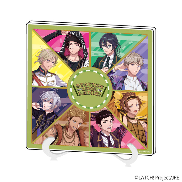 『STATION IDOL LATCH!』アクリルアートボード 01/東海林鈴音&青葉梟光加人&諏訪海晴&武庸裕哉&空蝉塁&戸成綾&高良摩利央&神堂唯姫
