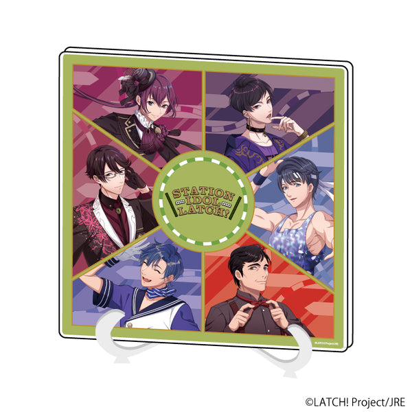 『STATION IDOL LATCH!』アクリルアートボード 02/小鳥遊悠吏&百瀬志生&北颯&烏鷹鉄路&湊航琉&一条肇