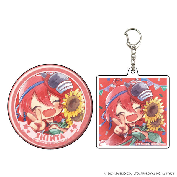 『まいまいまいごえん』アクリルキーホルダー&缶バッジセット 01/シンタ(公式イラスト)