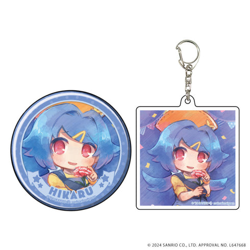 『まいまいまいごえん』アクリルキーホルダー&缶バッジセット 02/ヒカル(公式イラスト)