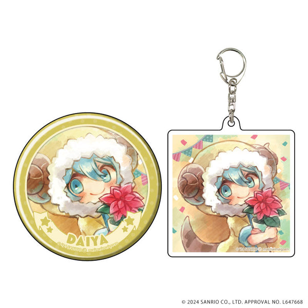 『まいまいまいごえん』アクリルキーホルダー&缶バッジセット 15/ダイヤ(公式イラスト)