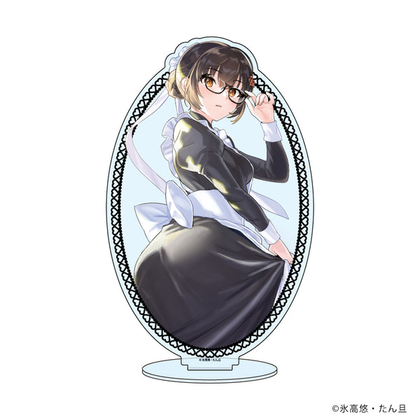 『【朗報】俺の許嫁になった地味子、家では可愛いしかない。』キャラアクリルフィギュア 01/綿苗結花 ブラックデザイン