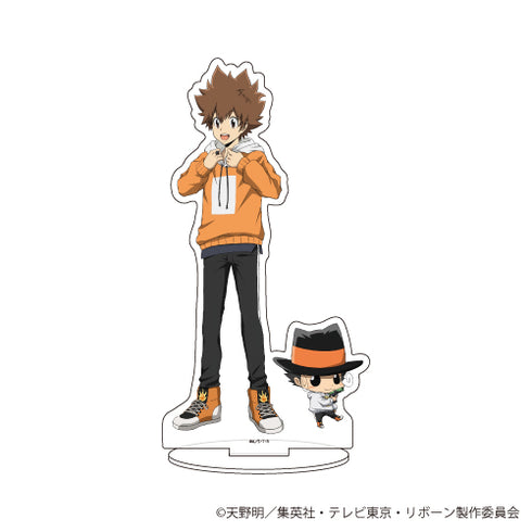 『家庭教師ヒットマンREBORN!』キャラアクリルフィギュア 27/ツナ&リボーンストリートギャングver.