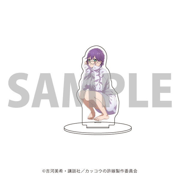 "The Cuckoo's Fiancée" Character Acrylic Figure 05 / Hiro Segawa "Boyfriend Shirt" Ver. (Newly Illustrated)