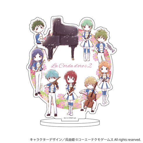 "Golden Corda 2 & Golden Corda: 1 Million People" Character Acrylic Figure 01 / Group Design A: Marching Outfit Ver. (Graph Art)