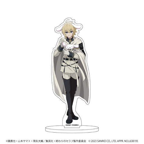 『終わりのセラフ×サンリオキャラクターズ』キャラアクリルフィギュア 02/百夜ミカエラ×シナモロール(描き下ろしイラスト)