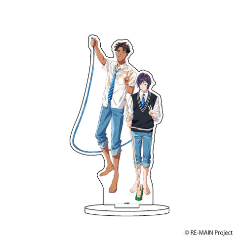 『RE-MAIN』キャラアクリルフィギュア 04/猪俣ババヤロ豊&牛窓喜晴