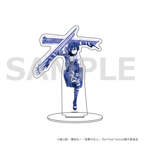 《進擊的巨人》角色壓克力手辦07/三笠(MANGEKYO)