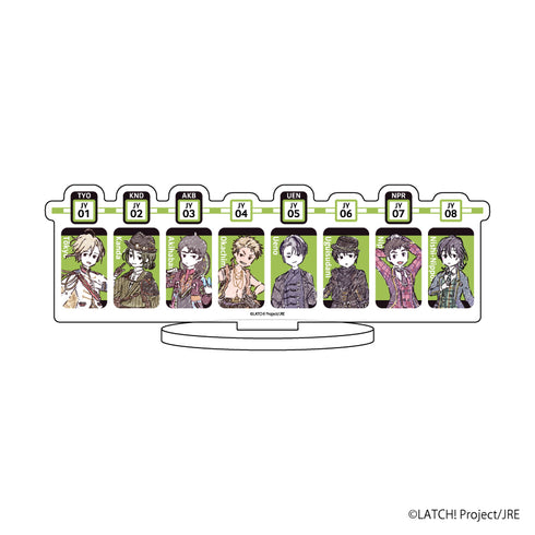『STATION IDOL LATCH!』キャラアクリルフィギュア 01/ 東海林&咖山&雷電&高良&飴屋&根岸&戸成&諏訪(グラフアート)