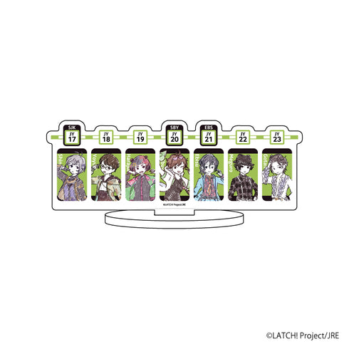 『STATION IDOL LATCH!』キャラアクリルフィギュア 03/神堂&樅野&竹下&蜂谷&饗庭&不動&伍代(グラフアート)