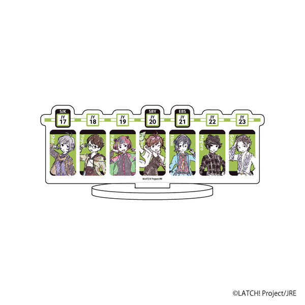 『STATION IDOL LATCH!』キャラアクリルフィギュア 03/神堂&樅野&竹下&蜂谷&饗庭&不動&伍代(グラフアート)