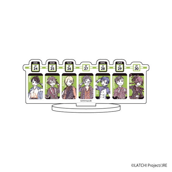 『STATION IDOL LATCH!』キャラアクリルフィギュア 04/大崎&一条&和泉&羽振&湊&烏鷹&小鳥遊(グラフアート)