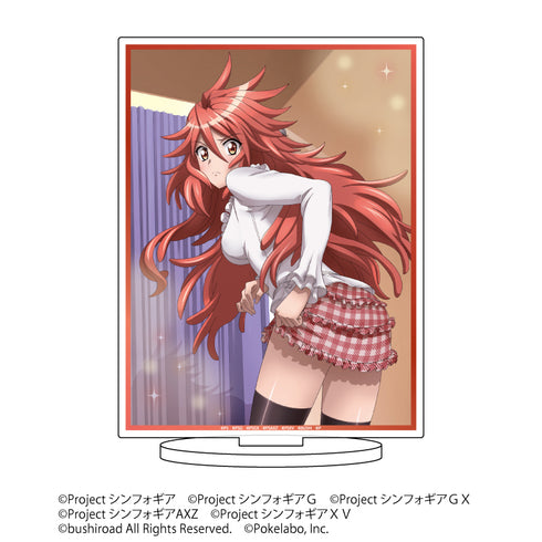 『戦姫絶唱シンフォギアXD UNLIMITED』キャラアクリルフィギュア 32/慣れないおしゃれ 奏バースデーver.