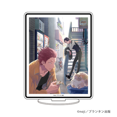 『探偵事務所の飼い主さま』キャラアクリルフィギュア 01/1枚絵デザイン