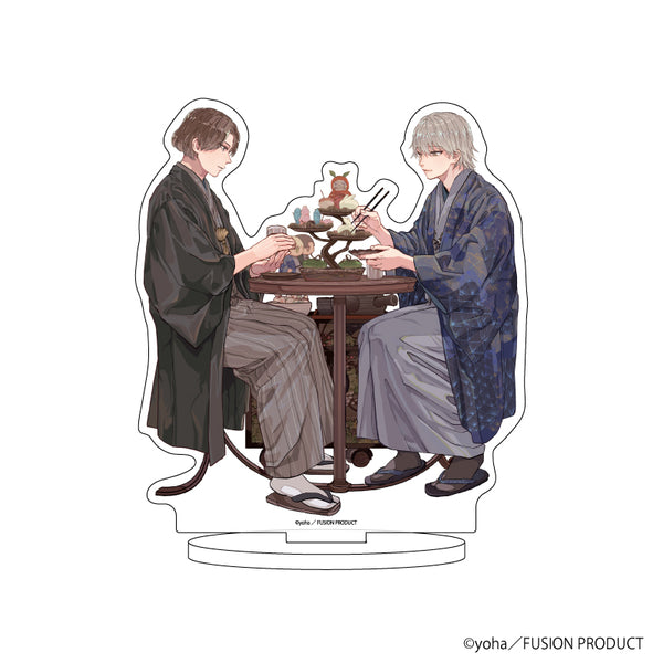 『yoha先生』キャラアクリルフィギュア 02/鳴海&ユキ 着物ver.(描き下ろし)
