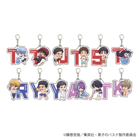 『黒子のバスケ』アクリルキーホルダー 02/ビーチバスケver. BOX (全12種)(ミニキャラ)