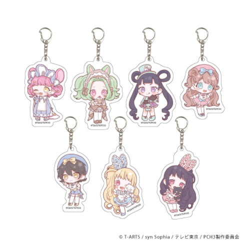 「キラッとプリ☆チャン」アクリルキーホルダー 07/不思議の国ver. BOX (全7種)(ミニキャラ)