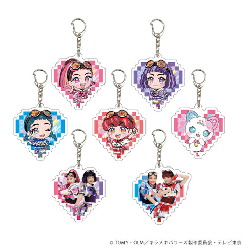 『ビッ友×戦士 キラメキパワーズ!』アクリルキーホルダー 01/BOX(全7種)