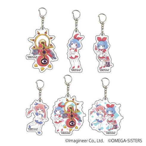 『メダロットS × オメガシスターズ』アクリルキーホルダー 01 / (全6種)(グラフアート) BOX