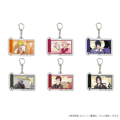 『NARUTO-ナルト-』&『BORUTO』アクリルキーホルダー 01 / 百鬼夜行ver. (全6種) BOX