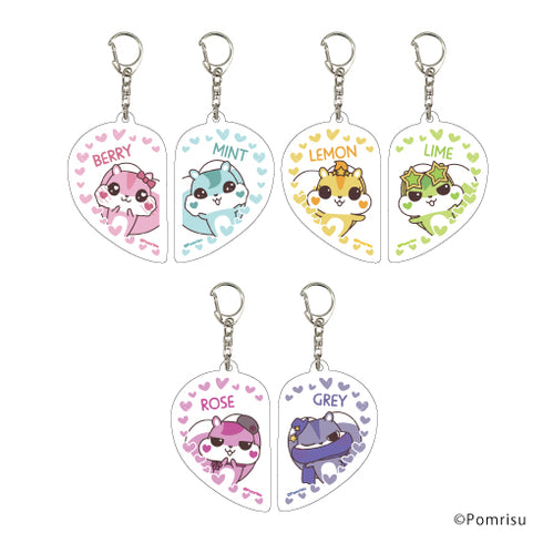『ほっぺポムリス』アクリルキーホルダー 01/BOX(全6種)