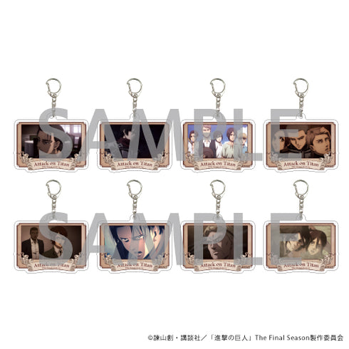 『進撃の巨人』アクリルキーホルダー 19/場面写ver. BOX (全8種)