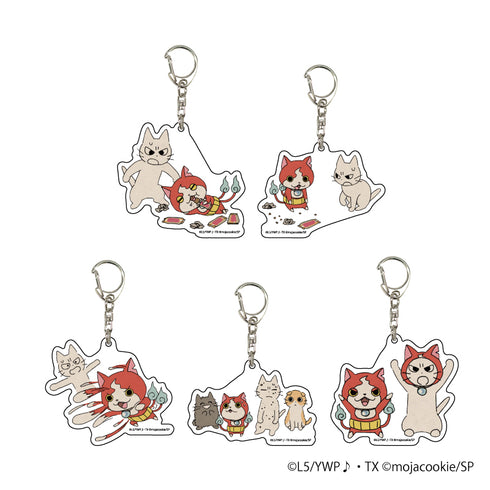 『しかるねこ×妖怪ウォッチ』アクリルキーホルダー 01/BOX (全5種)
