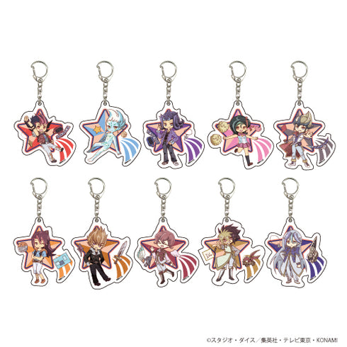 『遊☆戯☆王ZEXAL』アクリルキーホルダー 01/ボックス(全10種)(レトロアート)