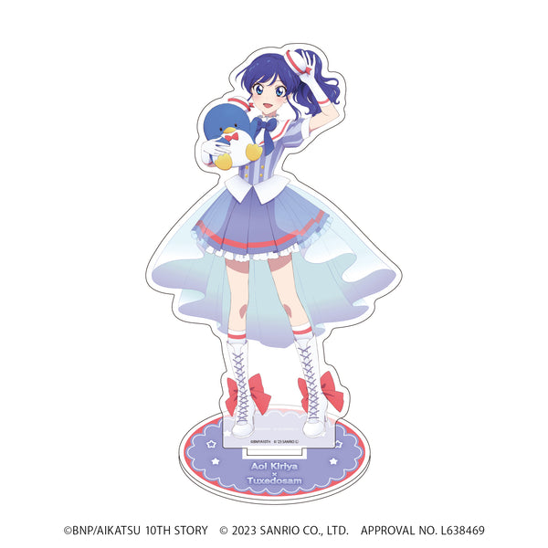 『アイカツ!×サンリオキャラクターズ』キャラアクリルフィギュア 02/霧矢あおい×タキシードサム(描き下ろしイラスト)