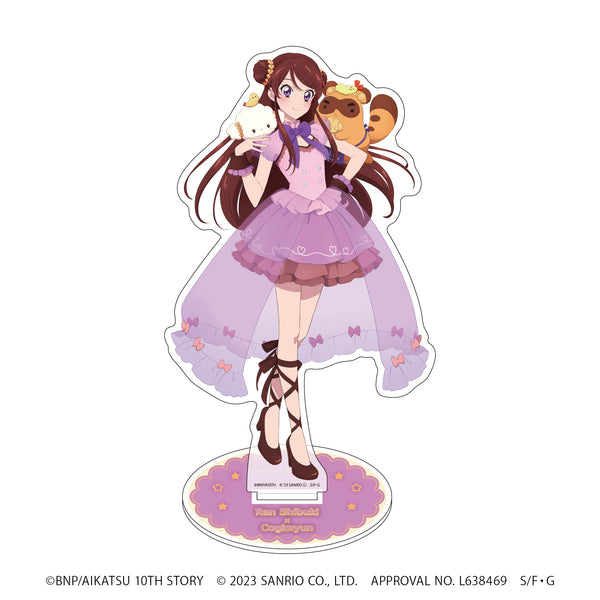 『アイカツ!×サンリオキャラクターズ』キャラアクリルフィギュア 03/紫吹蘭×こぎみゅん(描き下ろしイラスト)