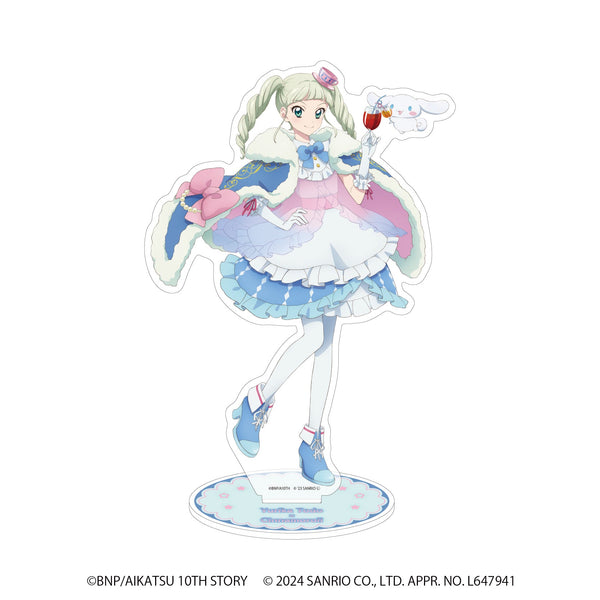 『アイカツ!×サンリオキャラクターズ』アクリルスタンド 05/藤堂 ユリカ×シナモロール(等身イラスト)