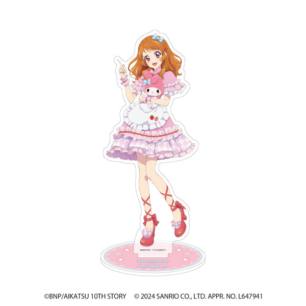 『アイカツ!×サンリオキャラクターズ』アクリルスタンド 09/大空 あかり×マイメロディ(等身イラスト)