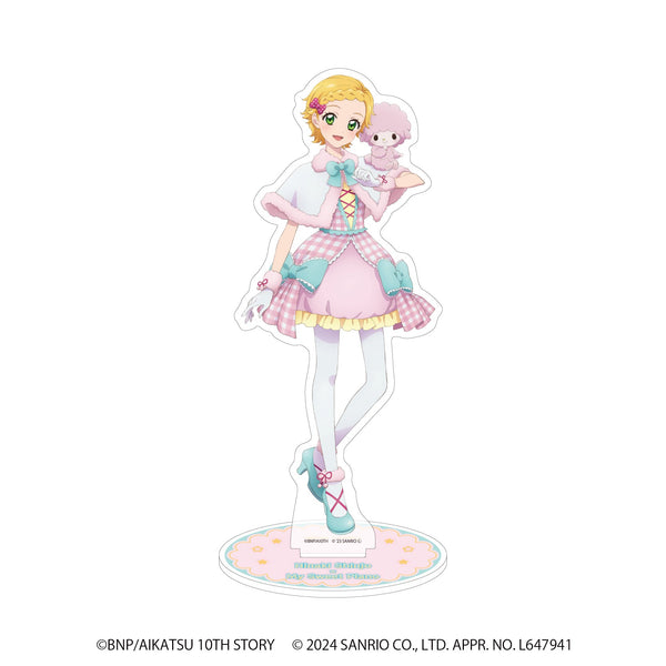 『アイカツ!×サンリオキャラクターズ』アクリルスタンド 11/新条 ひなき×マイスウィートピアノ(等身イラスト)