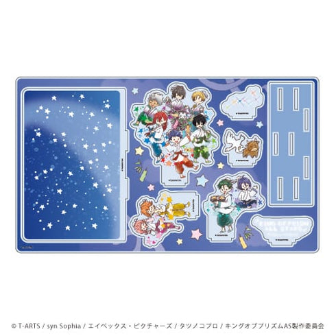 『KING OF PRISM ALL STARS -プリズムショー☆ベストテン-』プレミアム アクリルジオラマプレート 03/七夕ver. 集合デザインA(グラフアート)