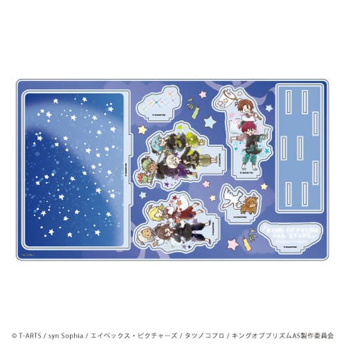 『KING OF PRISM ALL STARS -プリズムショー☆ベストテン-』プレミアム アクリルジオラマプレート 04/七夕ver. 集合デザインB(グラフアート)