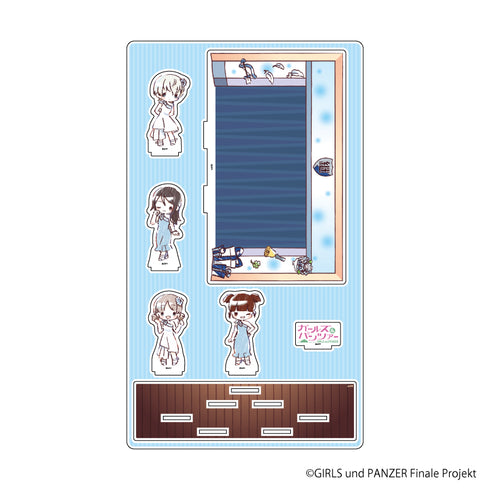 『ガールズ&パンツァー』プレミアム アクリルジオラマプレート 04/制服ドレスver. 継続高校(グラフアート)