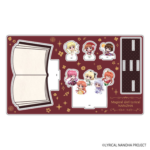 『魔法少女リリカルなのはシリーズ』プレミアム アクリルジオラマプレート 02/童話ver. 絵本デザイン(ミニキャラ)