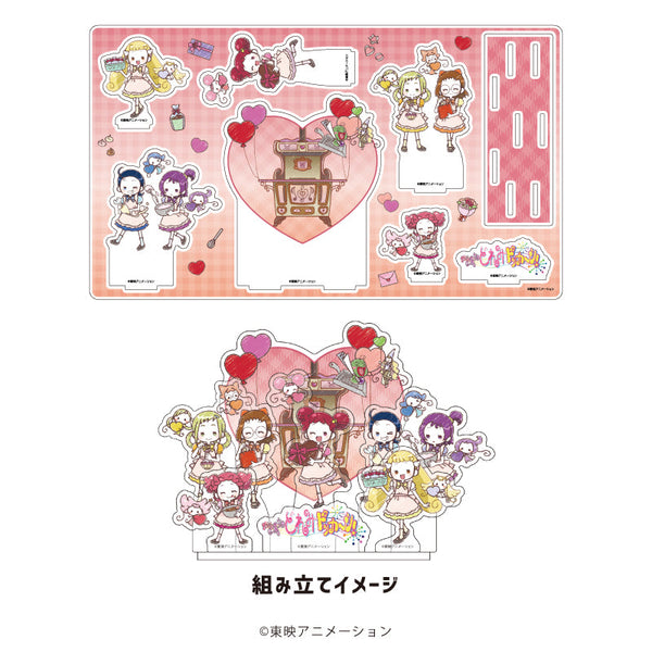 『おジャ魔女どれみドッカ~ン!』プレミアム アクリルジオラマプレート 15/集合デザイン バレンタインver.(グラフアートイラスト)