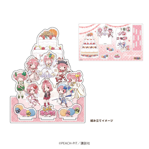 『しゅごキャラ!』プレミアム アクリルジオラマプレート 02/集合デザイン 誕生日ver.(グラフアート)