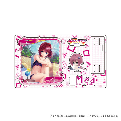 『To LOVEる-とらぶる-ダークネス』プレミアム アクリルジオラマプレート 03 / 黒咲芽亜